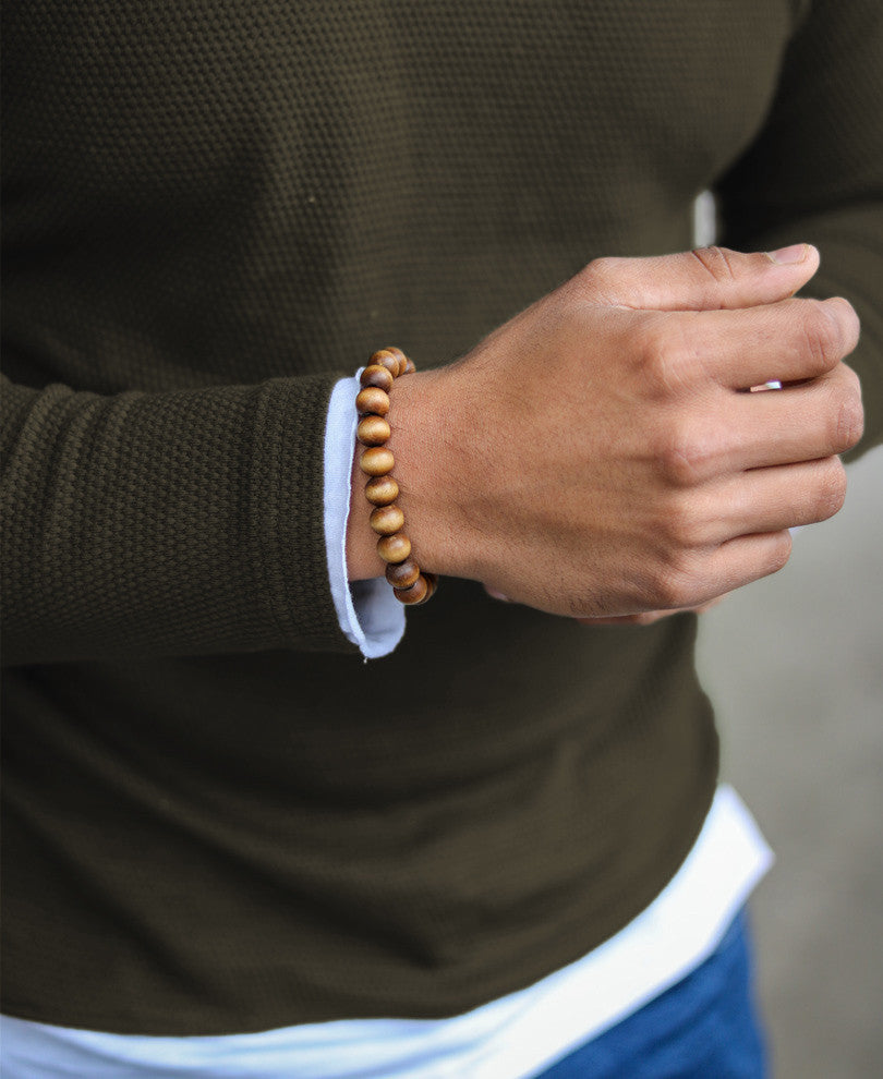 Olive Green Double Crew Neck Full Sleeves T Shirt