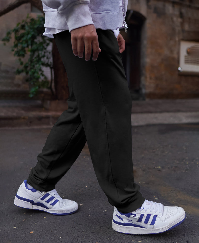 Black Regular Fit Joggers