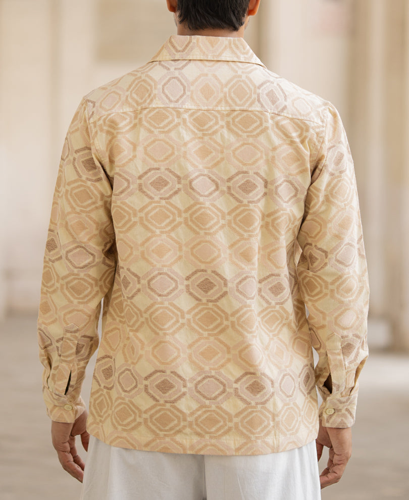 Geometric Jaquard Shirt