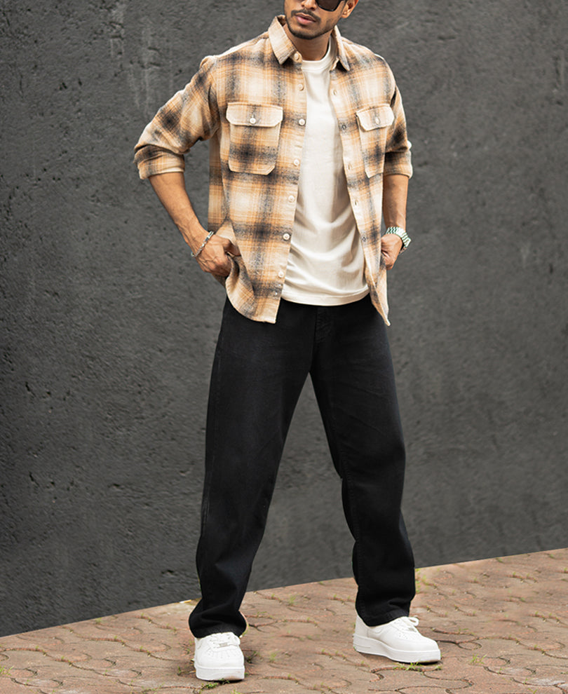 Multi Colour Full Sleeves Regular Fit Shirt