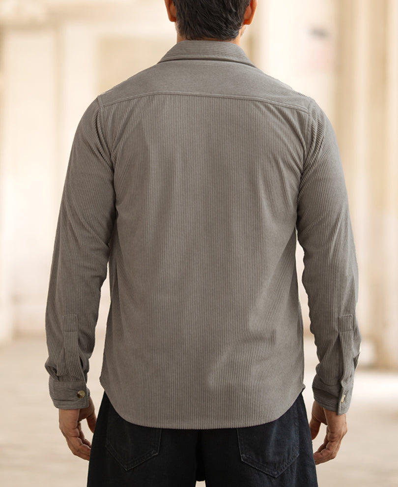 Dark Grey Regular Fit Shirt