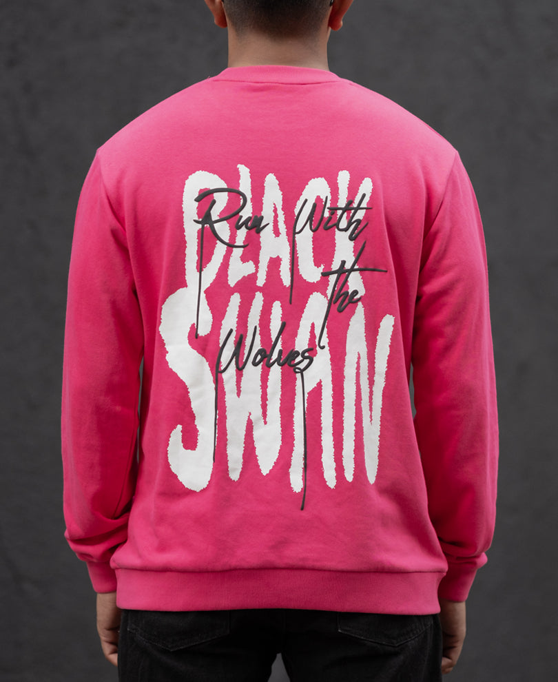 Dark Pink Regular Fit Full Sleeves T-Shirt