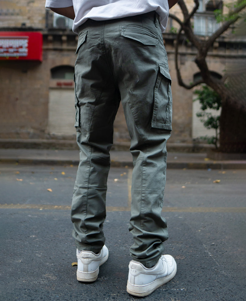 Olive Regular Fit Cargo Pant