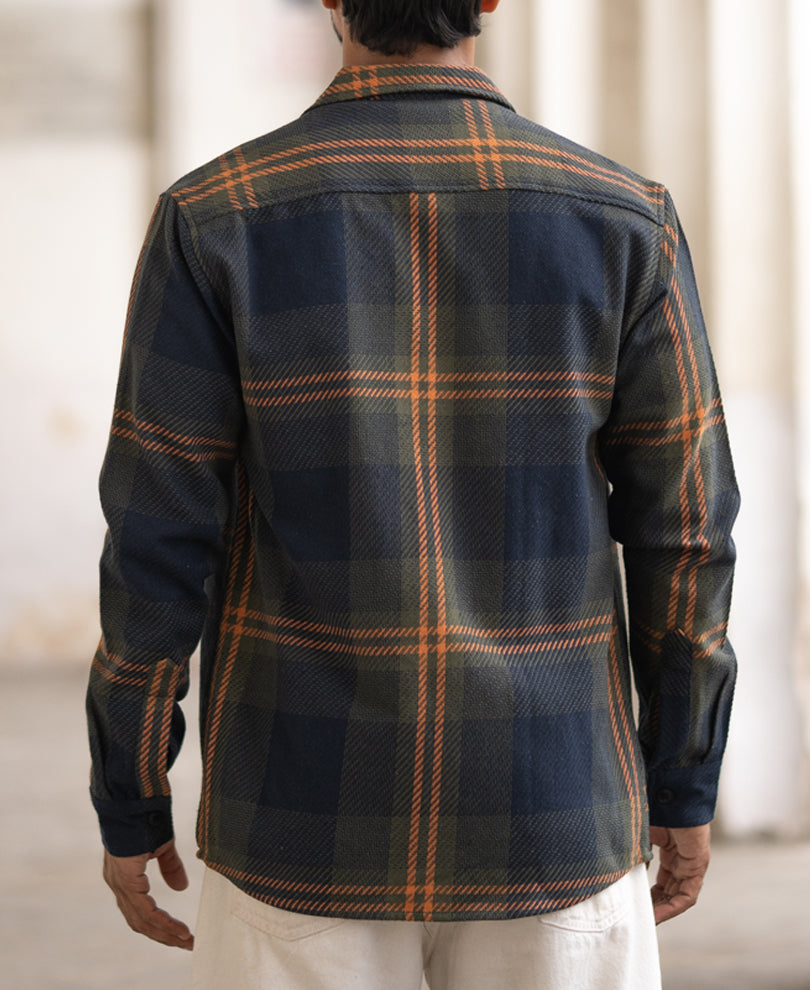 Multicolour Checked Regular Fit Full Sleeves Shirt