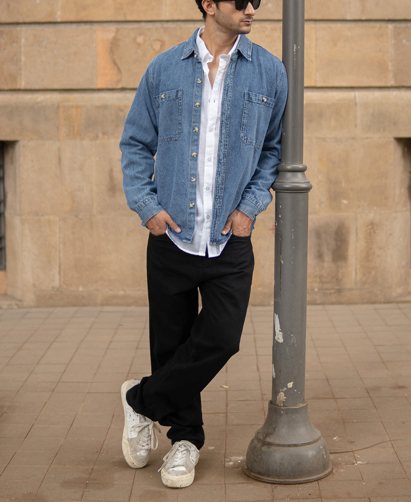 Blue Denim Shirt