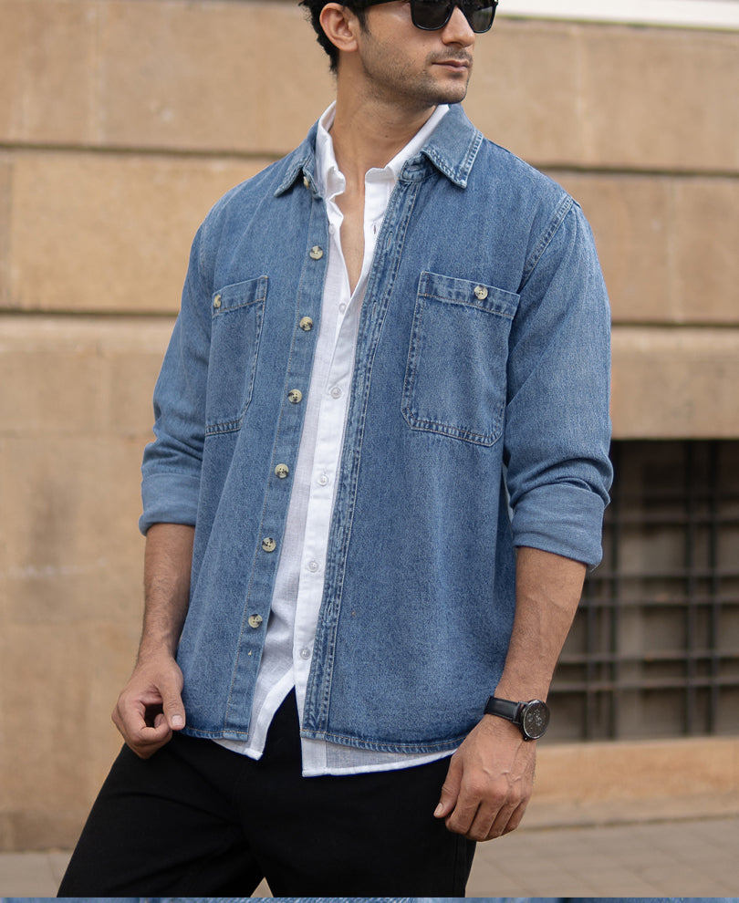 Blue Denim Shirt