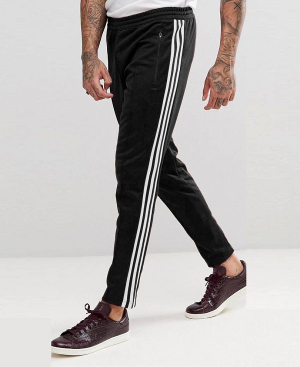 Dry Fit Black Stripes Track Pants