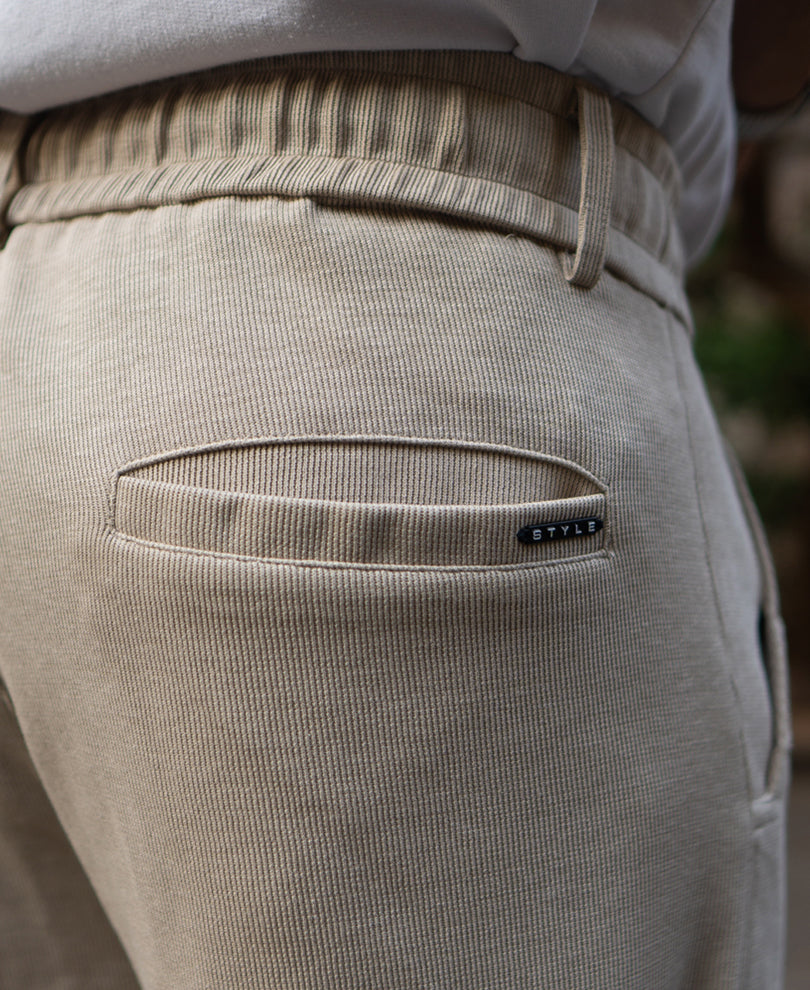 Light Brown Knitted Trackpant