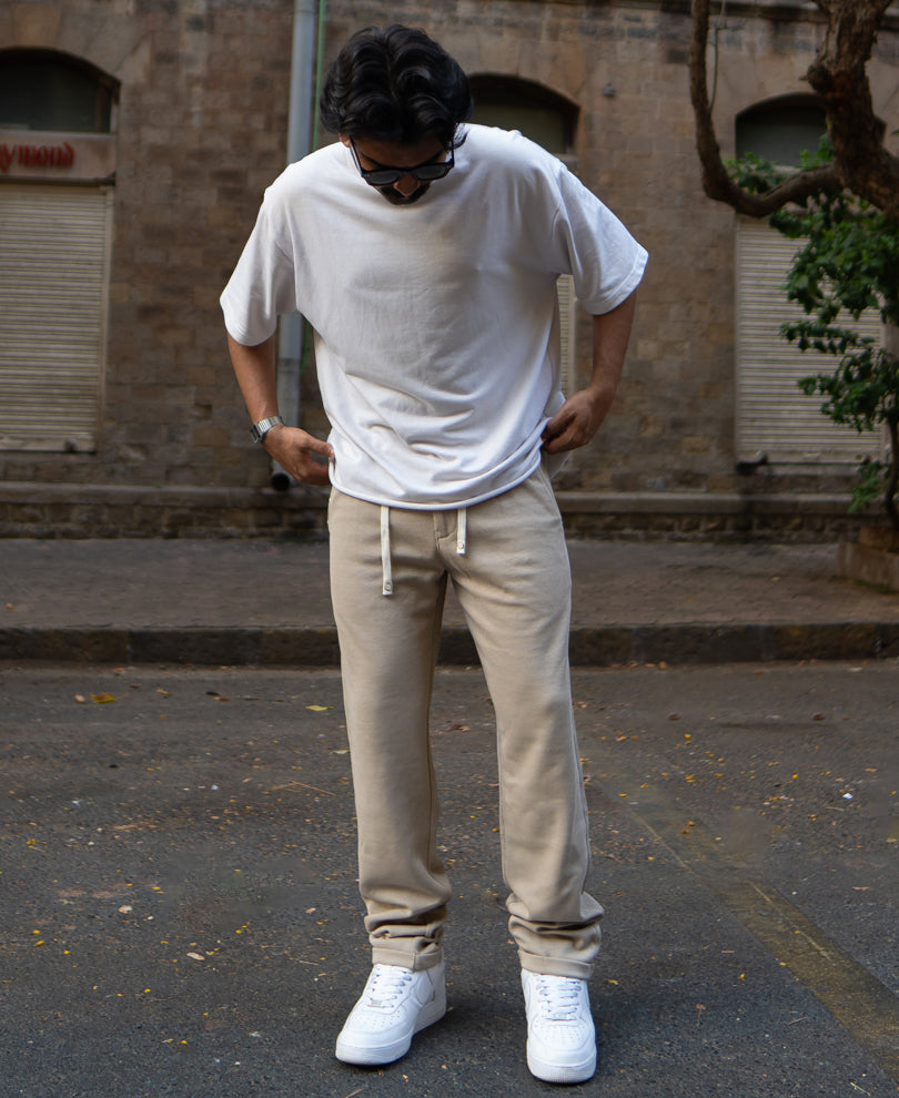 Light Brown Knitted Trackpant