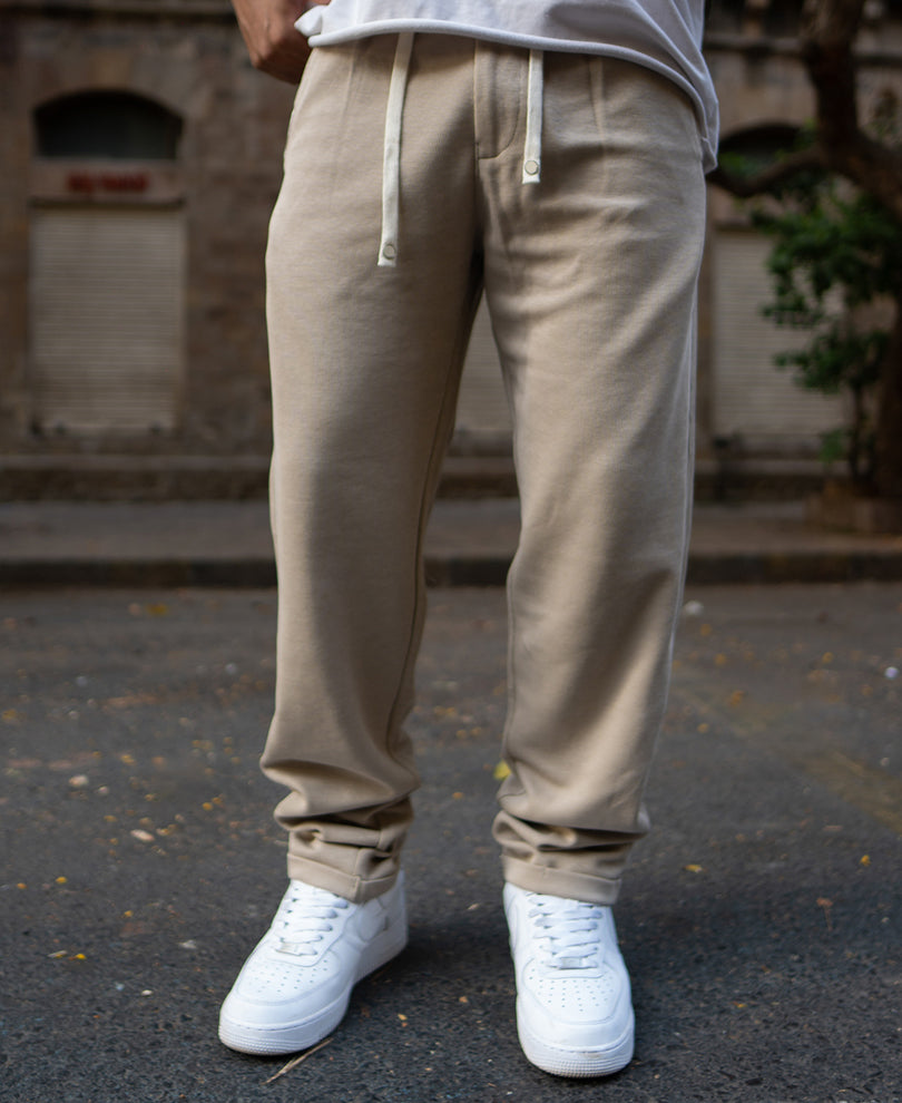 Light Brown Knitted Trackpant