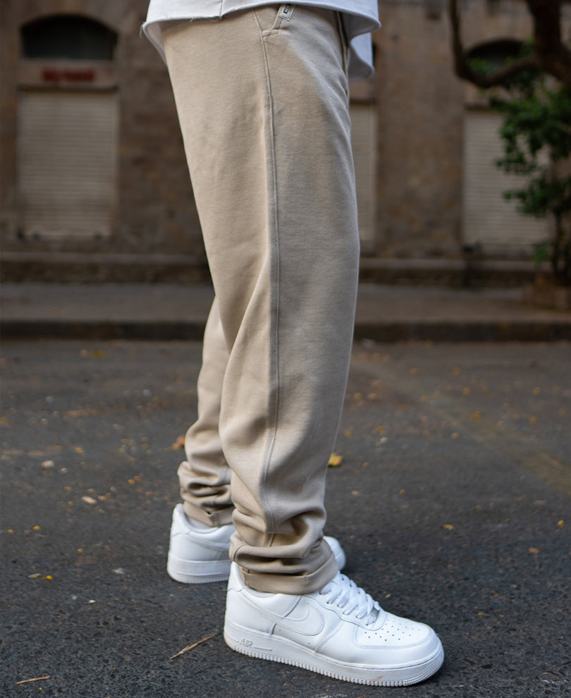 Light Brown Knitted Trackpant