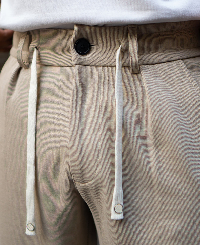 Light Brown Knitted Trackpant