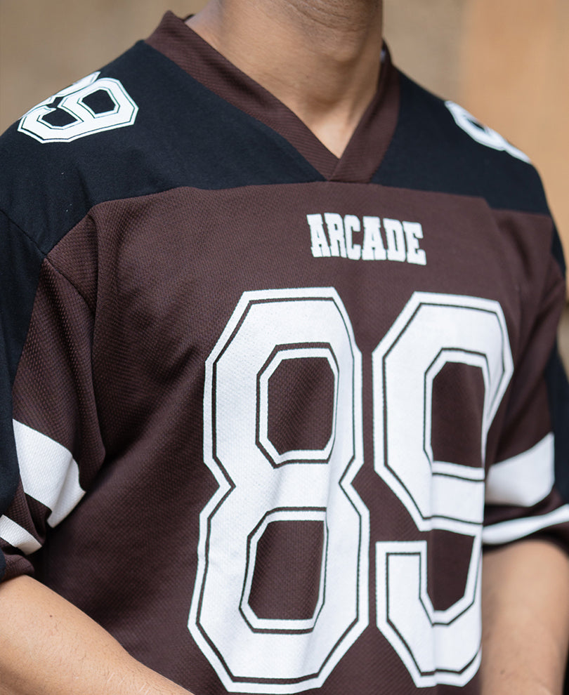 Dark Brown Rugby T-Shirt