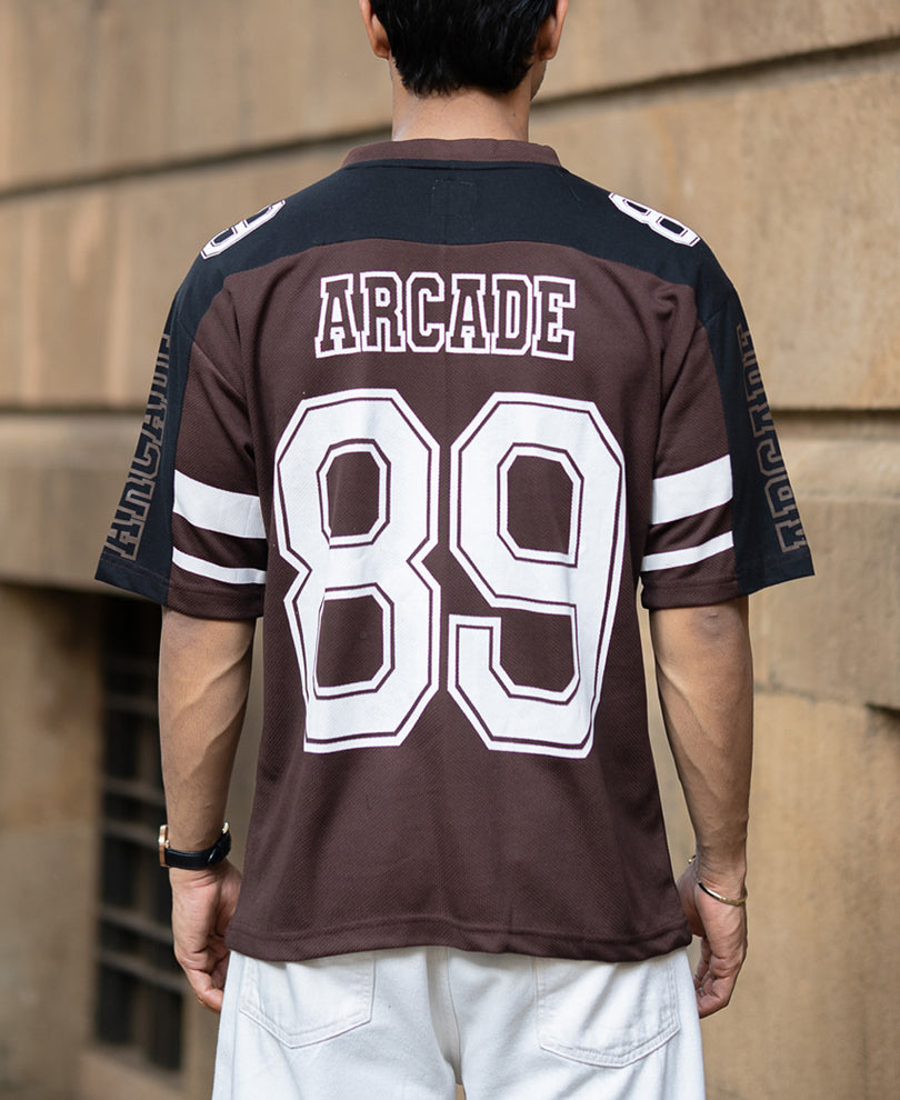 Dark Brown Rugby T-Shirt