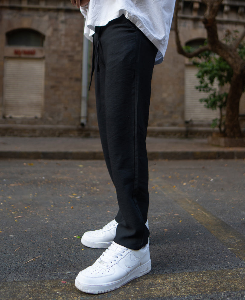Black Regular Fit Comfort Trouser