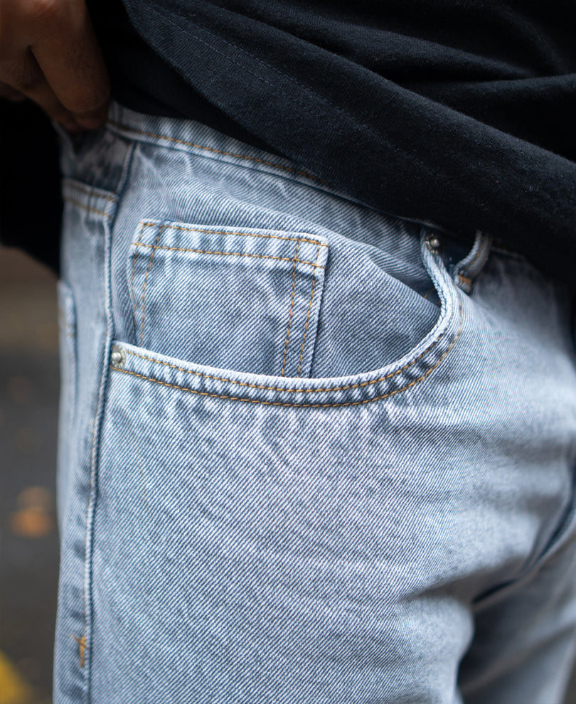 Light Grey Baggy Fit Jeans