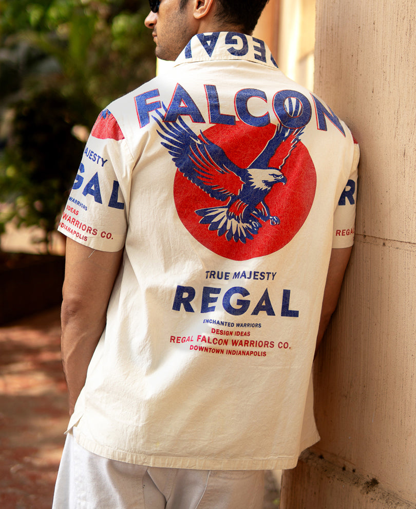 Falcon Washed Printed Shirt