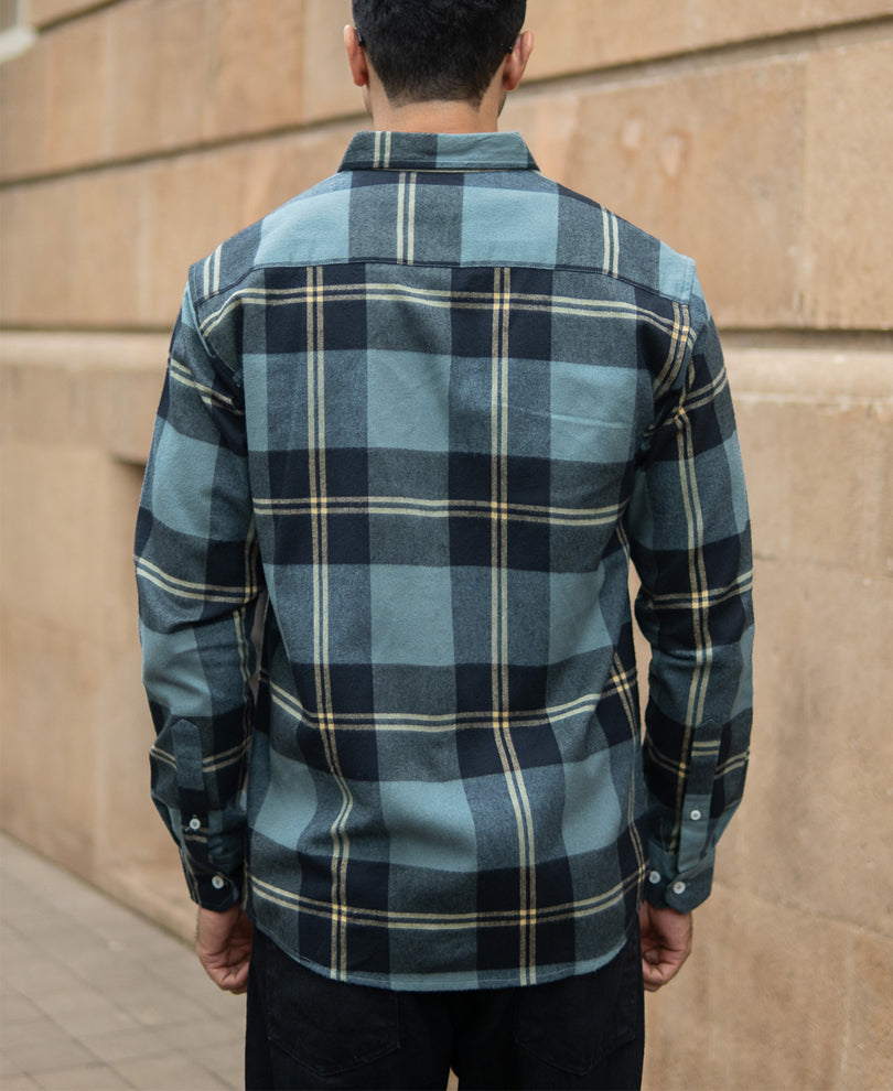 Grey Flannel Checks Shirt