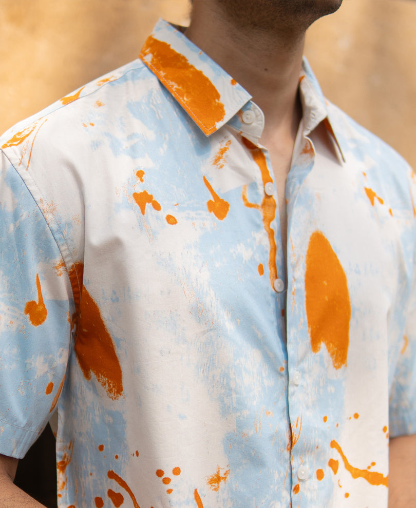 Multicolour Abstract Print Shirt