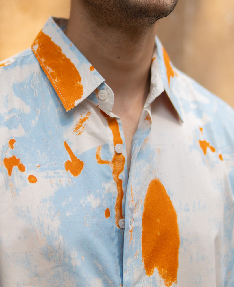 Multicolour Abstract Print Shirt
