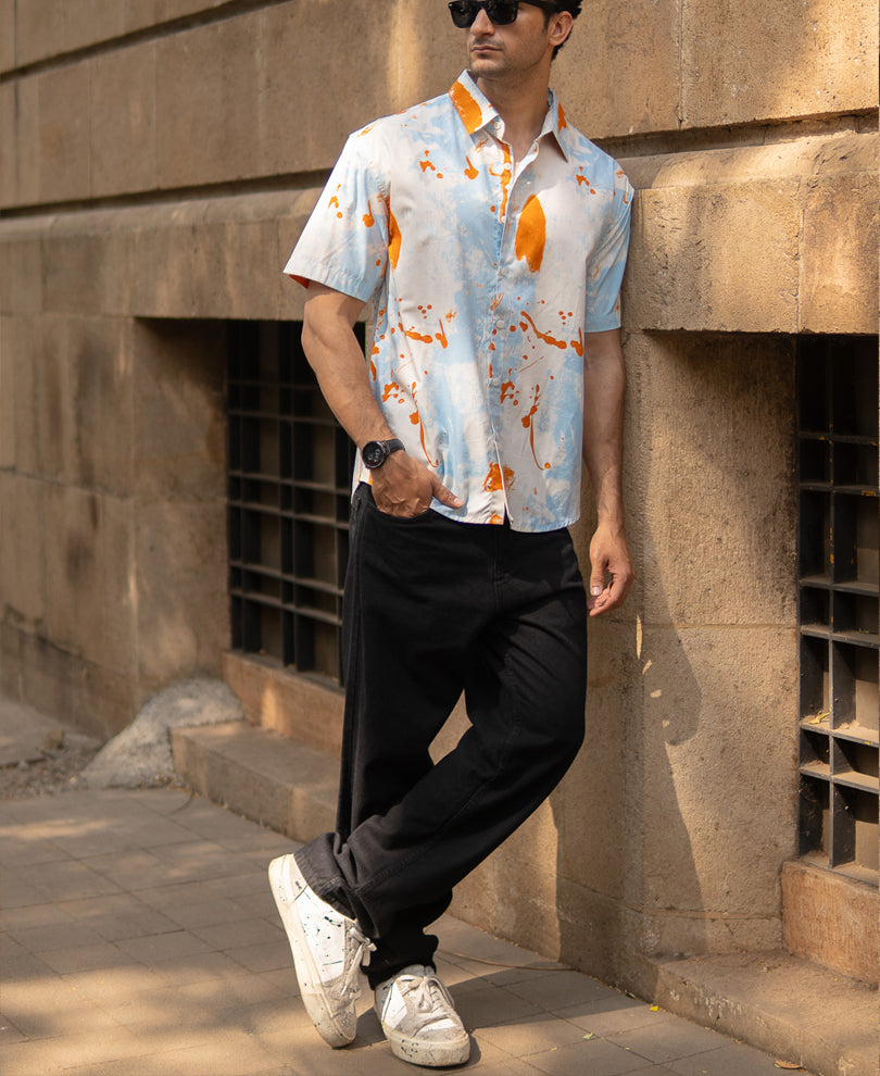 Multicolour Abstract Print Shirt
