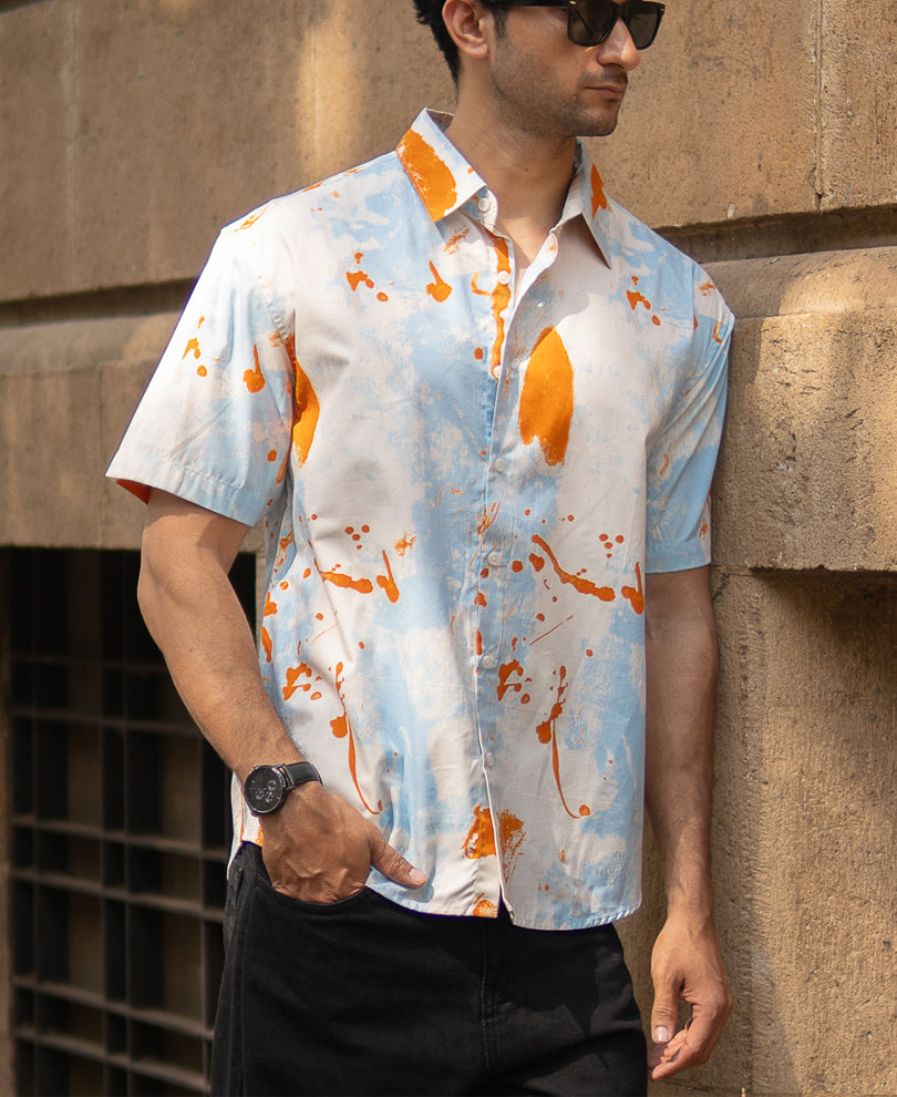 Multicolour Abstract Print Shirt