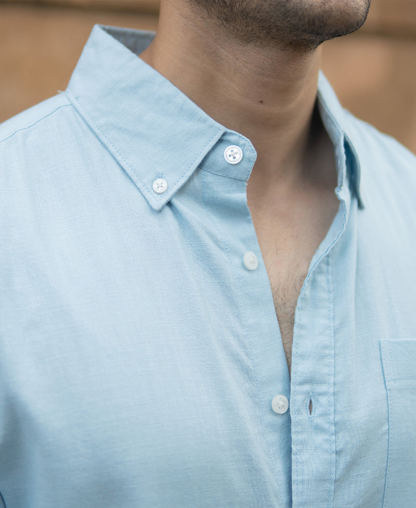 Light Blue Lightweight Cotton Shirt