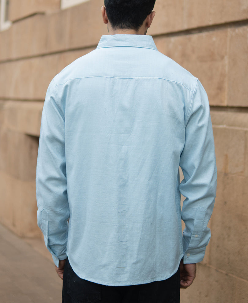 Light Blue Lightweight Cotton Shirt