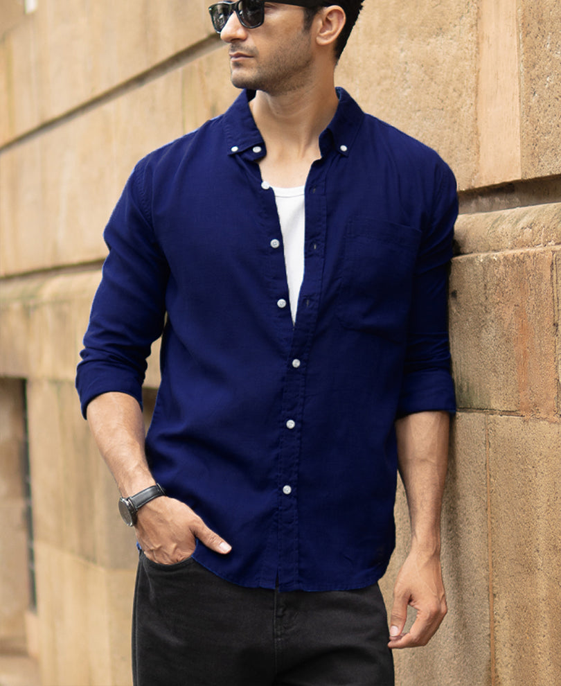 Royal Linen Blend Shirt