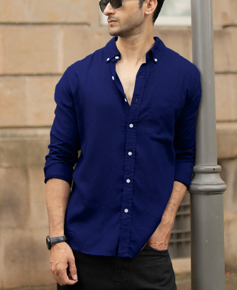 Royal Linen Blend Shirt