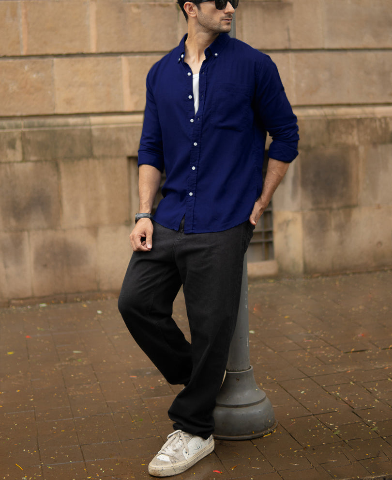 Royal Linen Blend Shirt