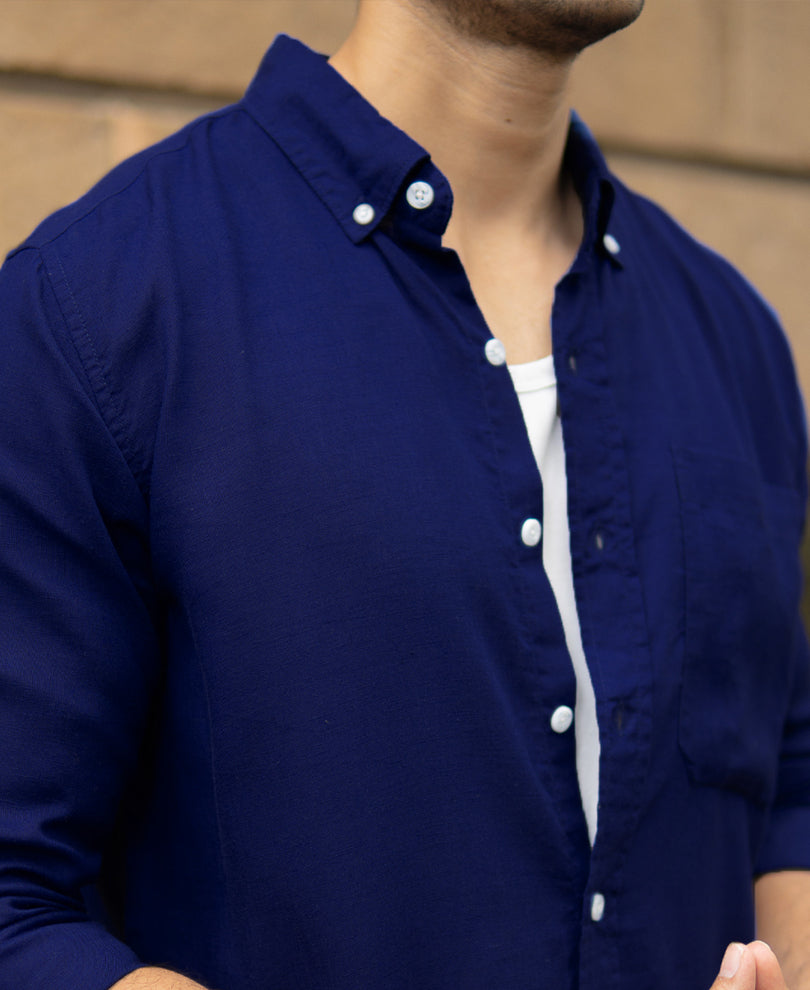 Royal Linen Blend Shirt