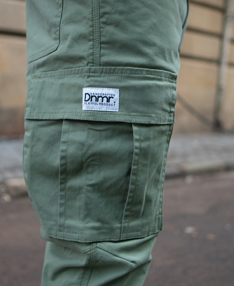 Olive Cotton Cargo Pant