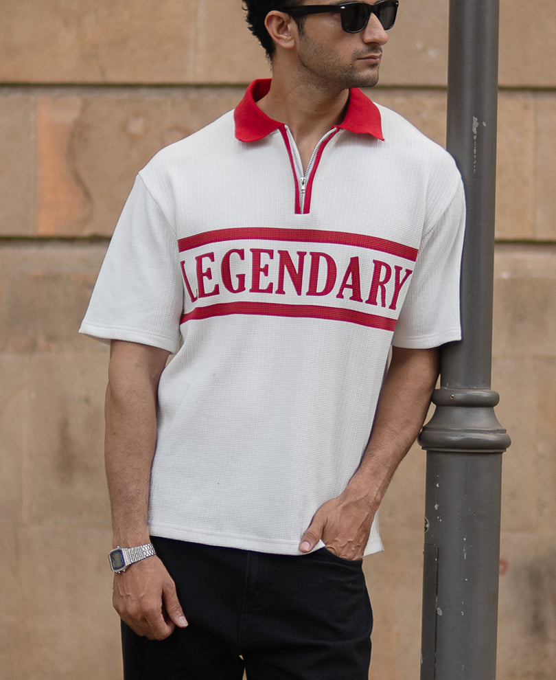 Off-White Contrast Print T-Shirt