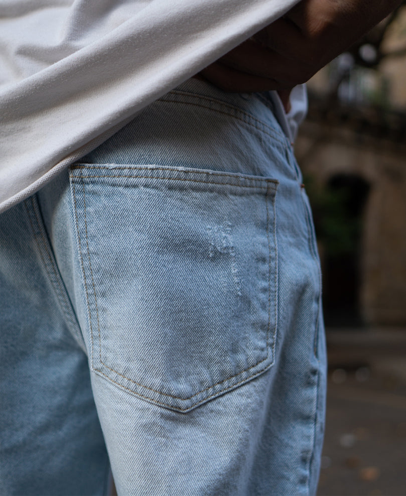 Light Blue Baggy Fit Jeans