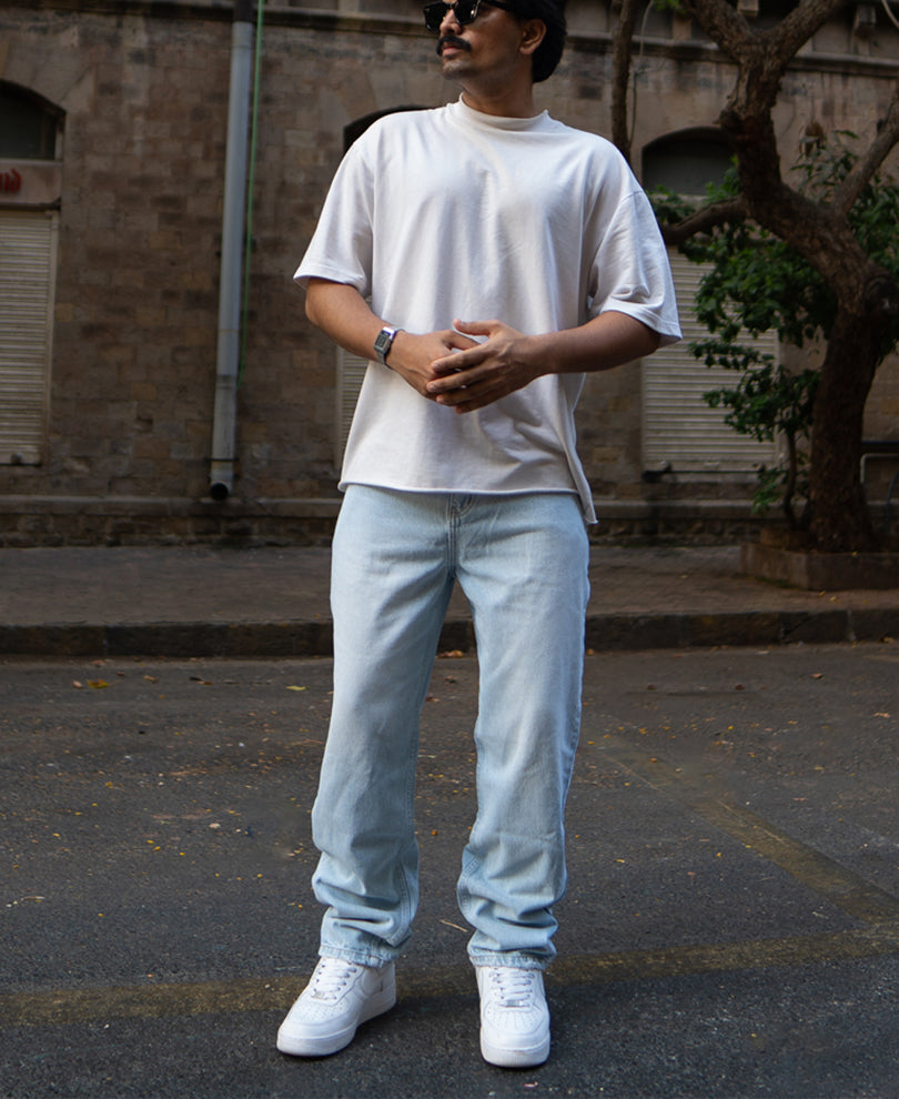 Light Blue Baggy Fit Jeans