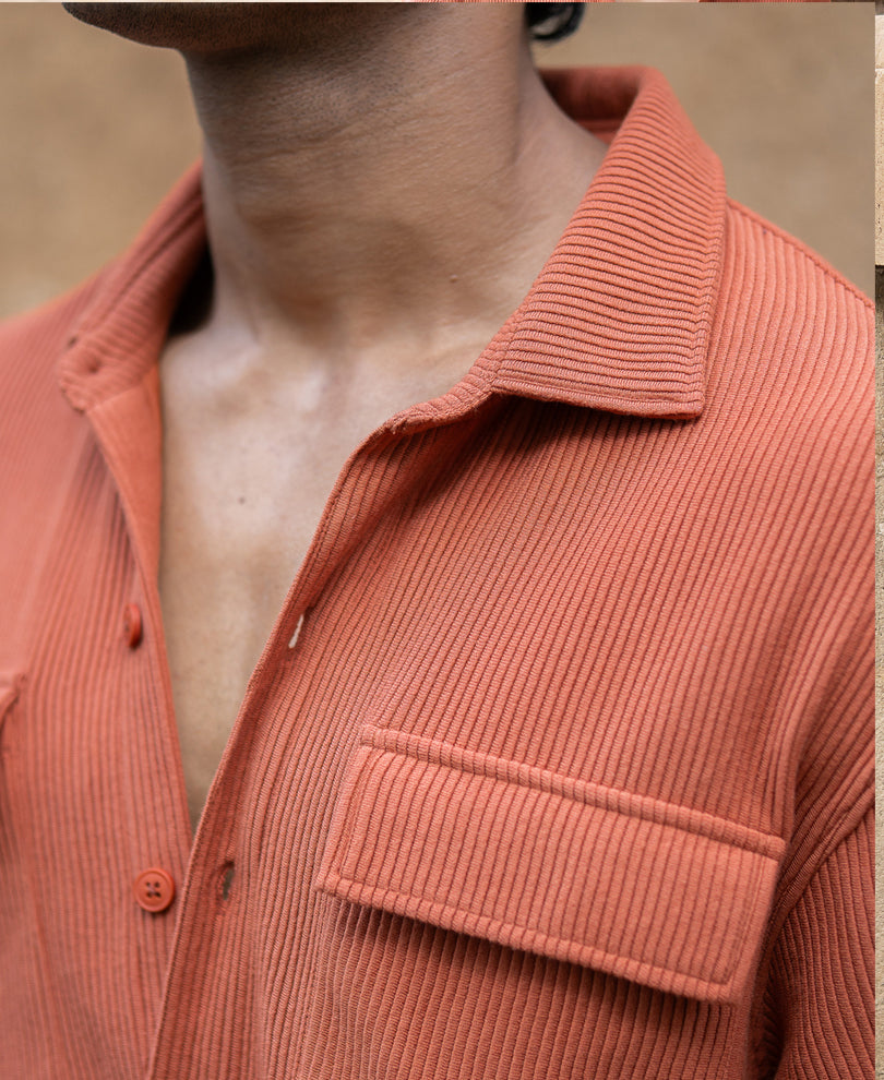Russet Shirt With Pockets