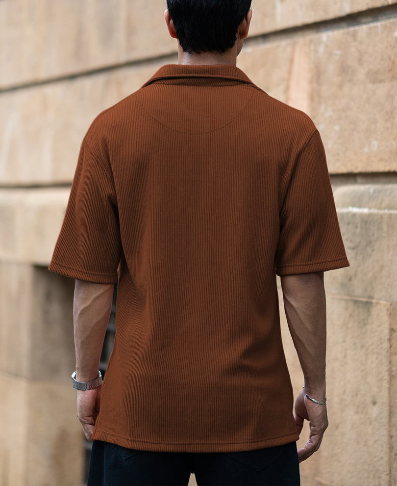 Brown Shirt With Pockets