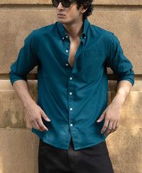 Teal Lightweight OxfordÂ Shirt