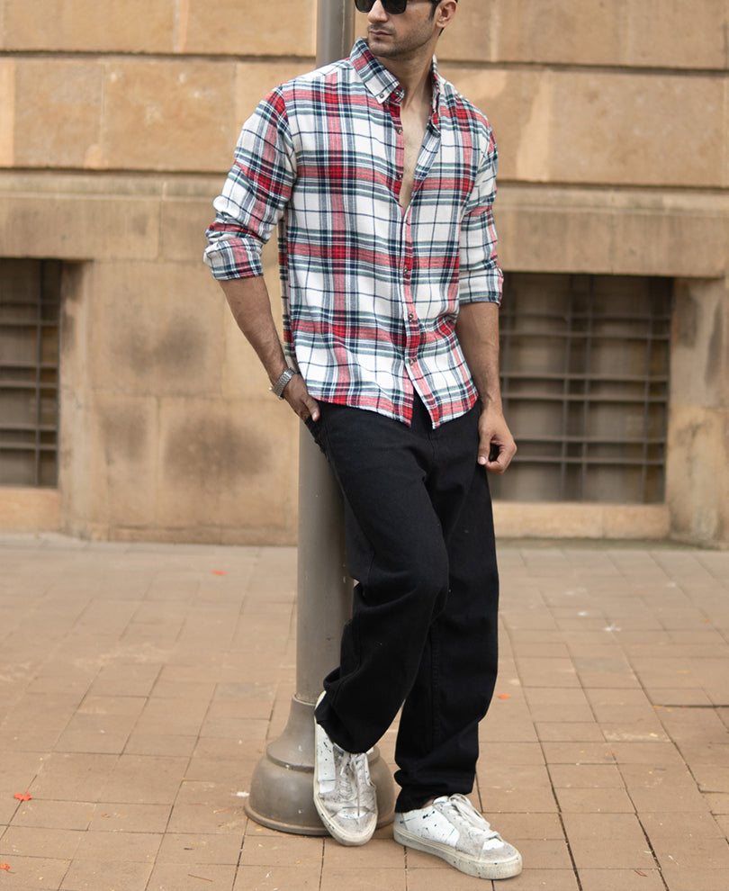 Multicolour Lightweight Checks Shirt
