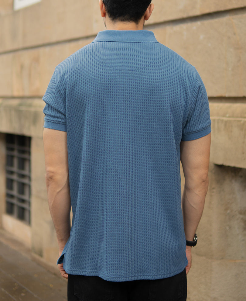 Dark Sky Embroidered Polo T-Shirt