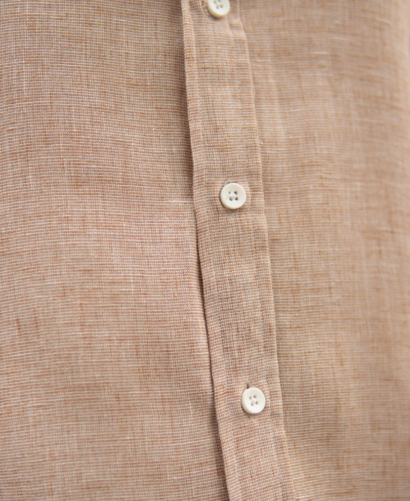 Tan Lightweight Structured Shirt