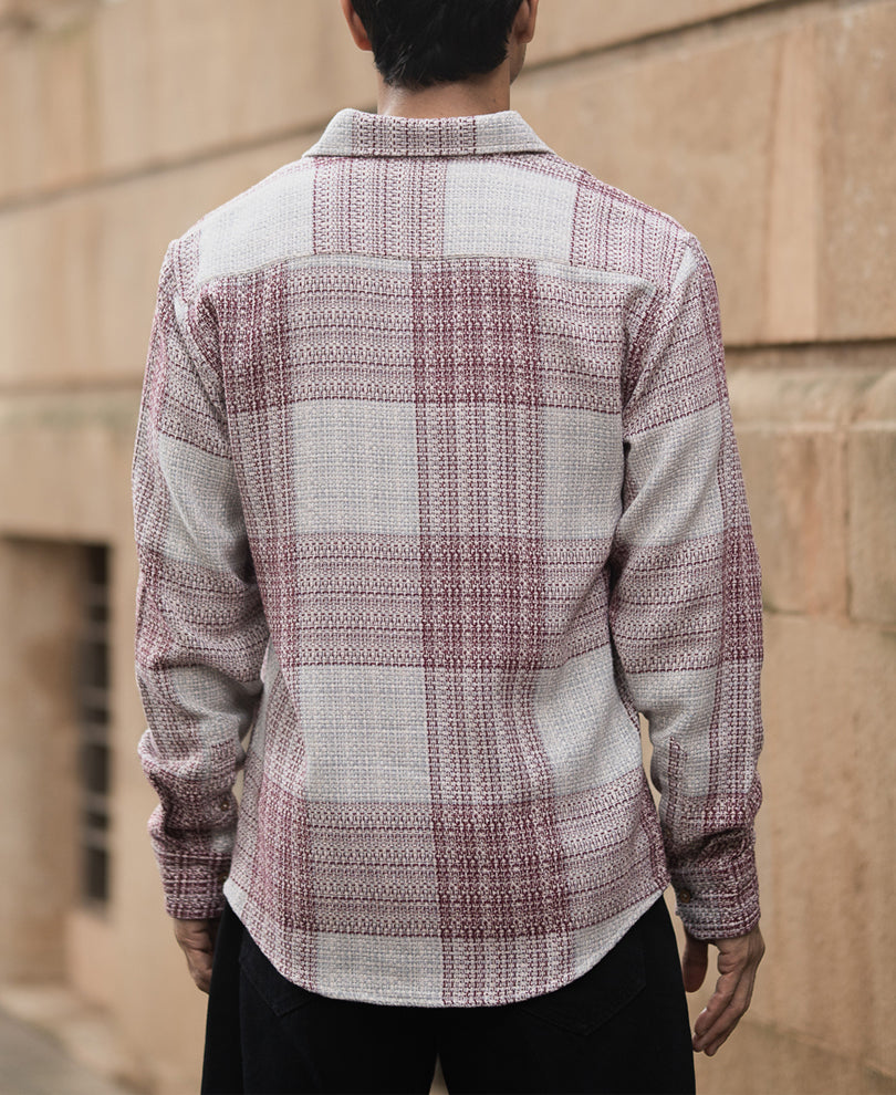 Multicolour Structured Checked Shirt