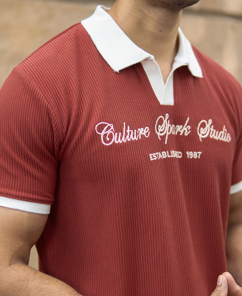 Brick Embroidered T-Shirt