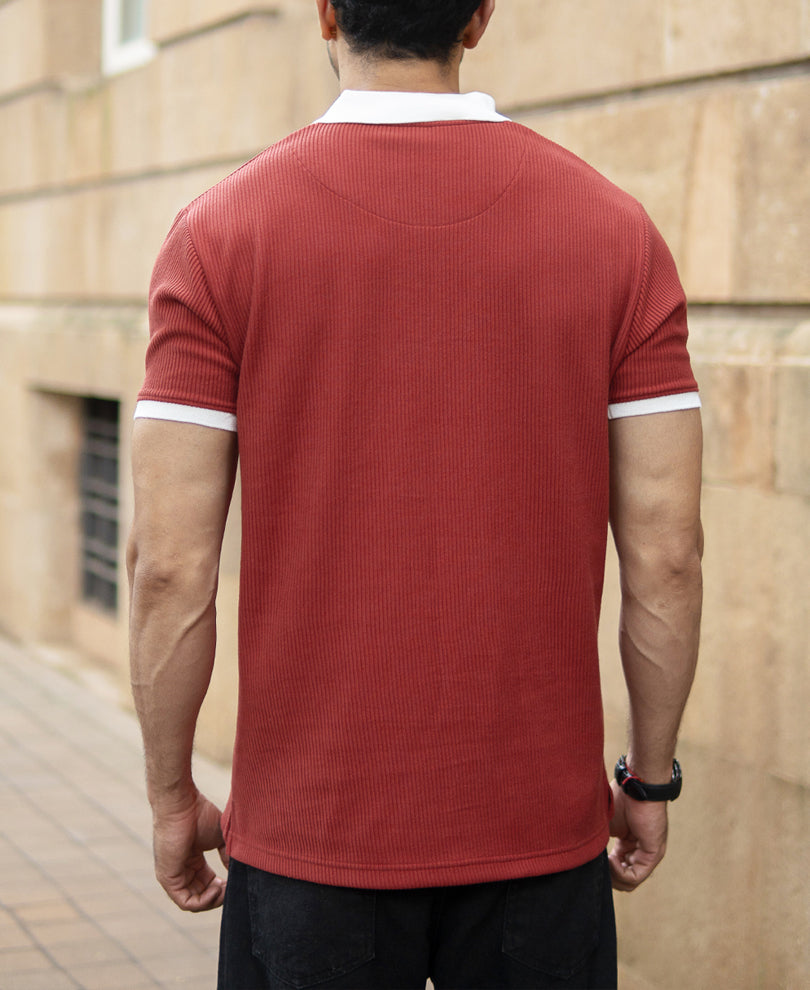 Brick Embroidered T-Shirt