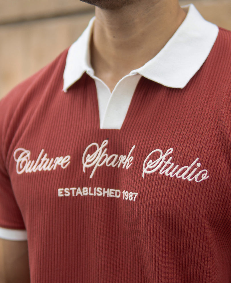 Brick Embroidered T-Shirt