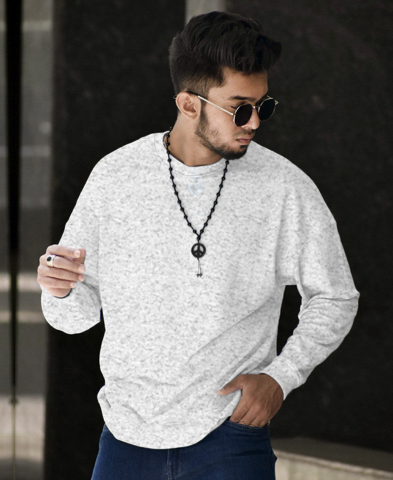 Acro Grey Plain Sweatshirt