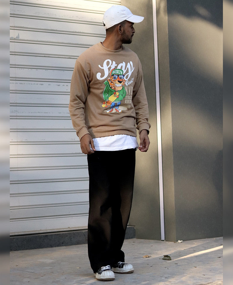 Camel Stay Cool Oversize Drop Shoulder T Shirt
