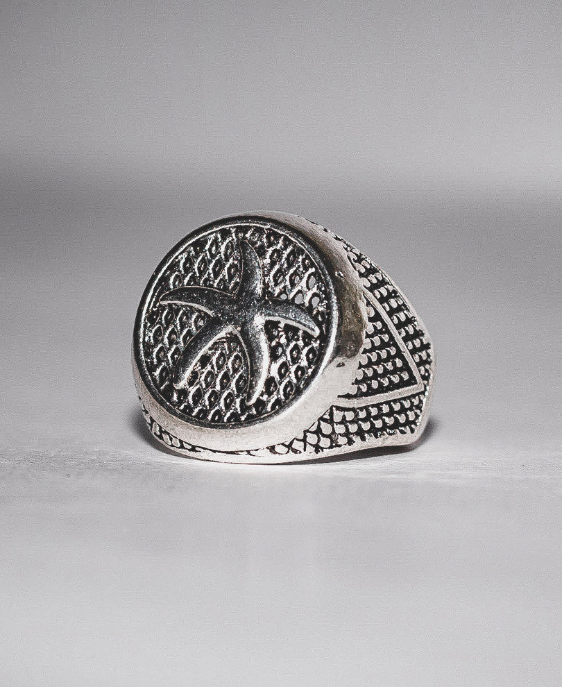 Starfish Silver Ring