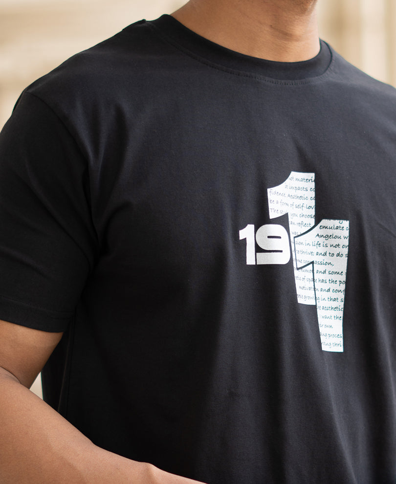 Black Lucent Graphic T-Shirt